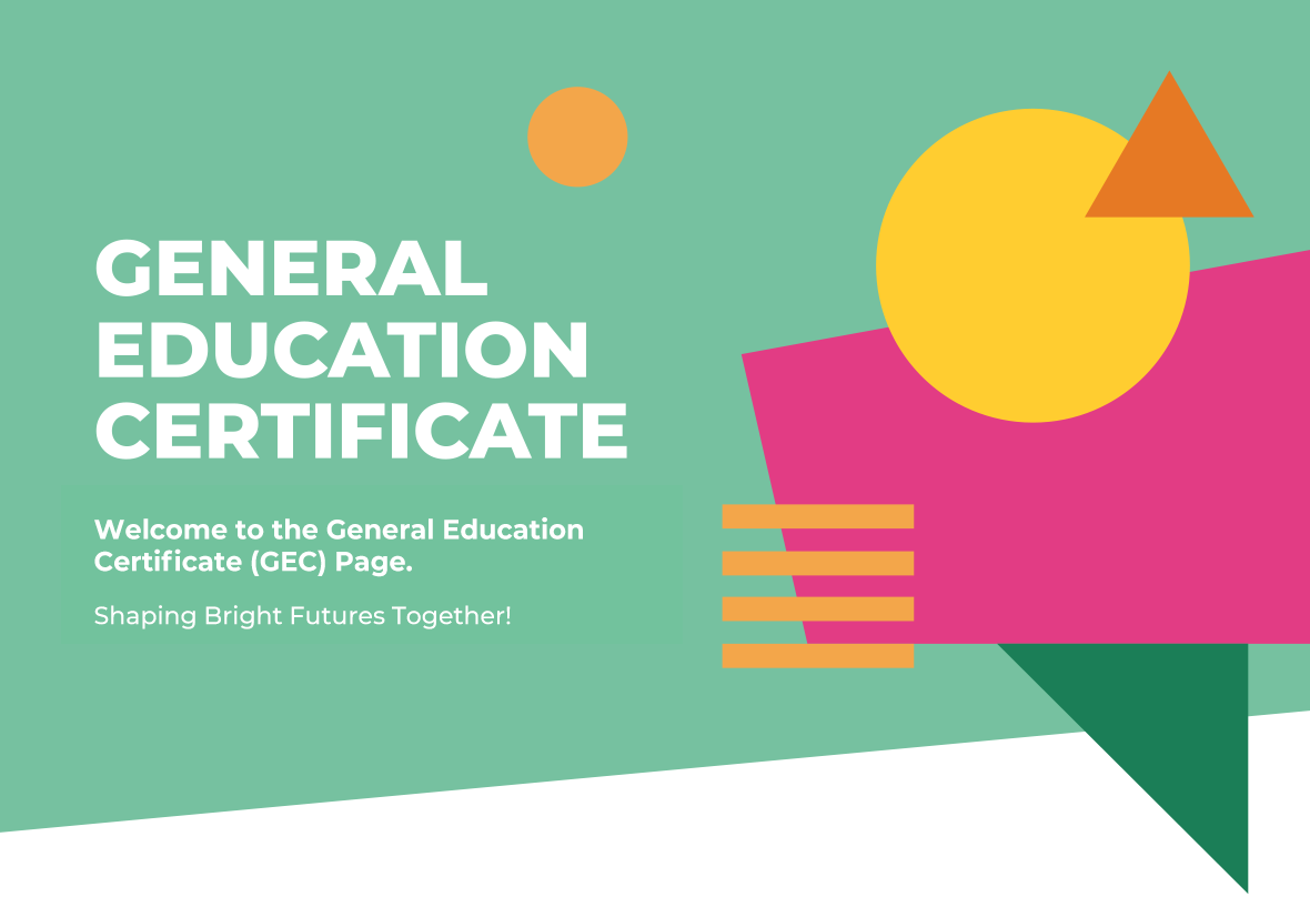 General Education Certificate TeacherConnect